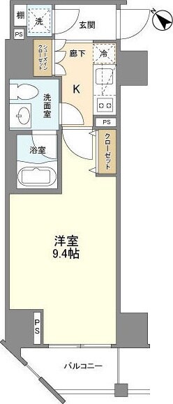 麻布十番駅 徒歩7分 6階の物件内観写真