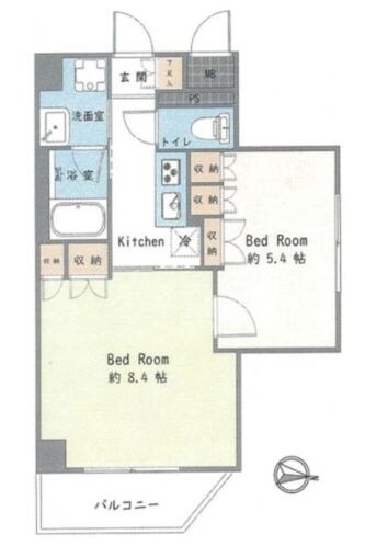 板橋本町駅 徒歩7分 6階の物件間取画像