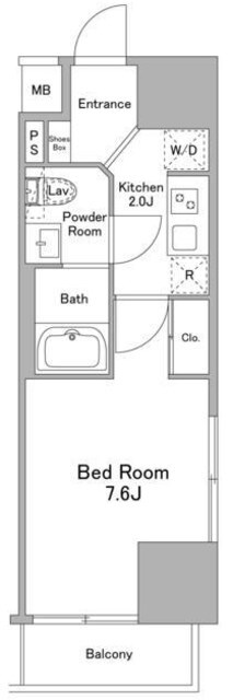 田原町駅 徒歩2分 12階の物件間取画像