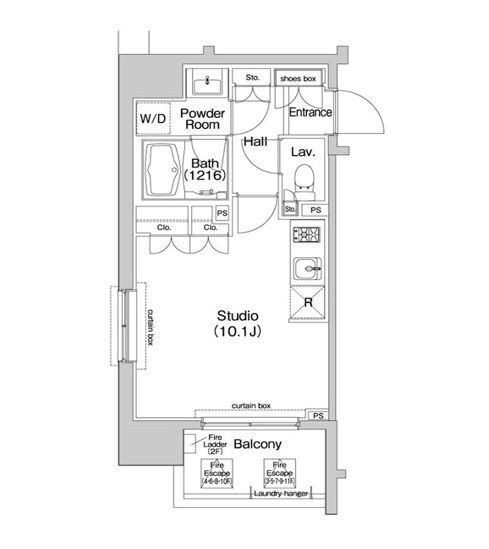 大塚駅 徒歩8分 4階の物件間取画像