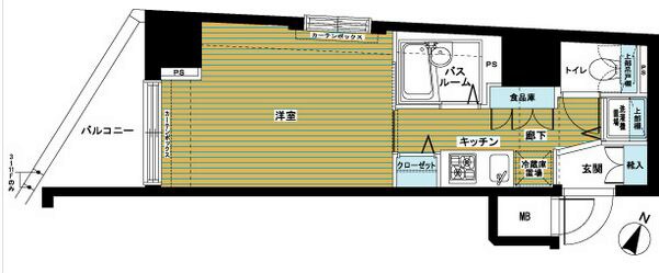 トーシンフェニックス神田岩本町弐番館の物件間取画像