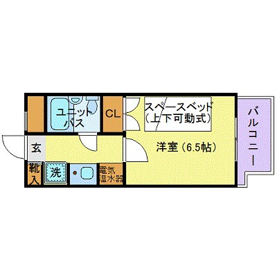 代々木公園駅 徒歩6分 2階の物件間取画像