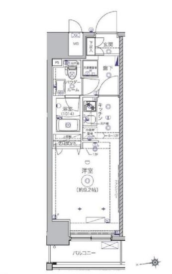 クレイシア秋葉原の物件間取画像