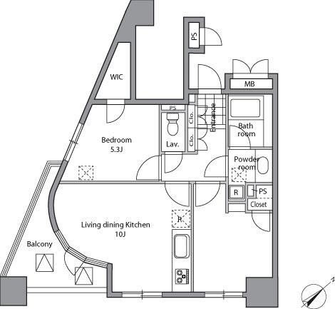 千石駅 徒歩4分 9階の物件間取画像