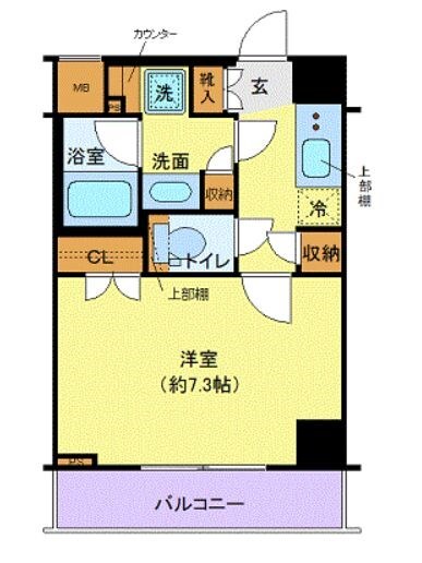 ガリシア用賀の物件間取画像