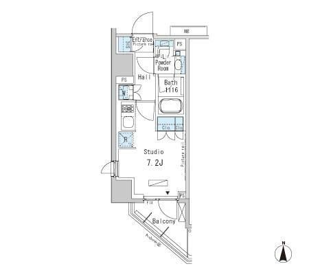 蒲田駅 徒歩3分 3階の物件間取画像