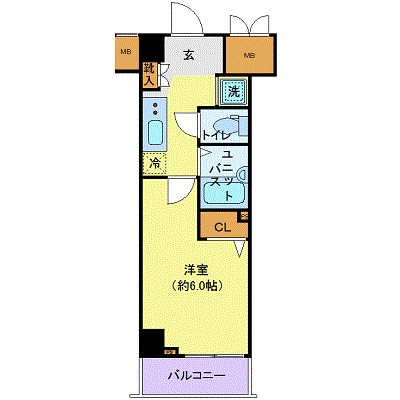 ラ・シード東中野の物件間取画像