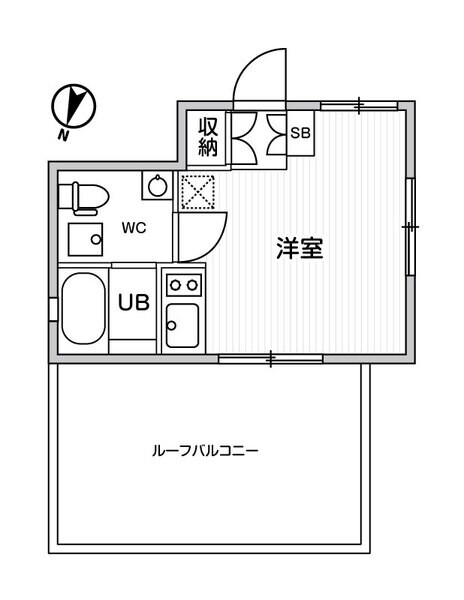 恵比寿駅 徒歩14分 3階の物件間取画像
