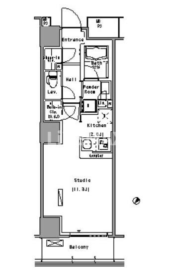 パークアクシス豊洲の物件間取画像