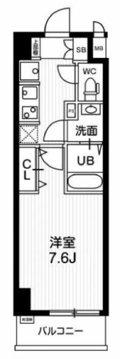 亀戸駅 徒歩7分 2階の物件間取画像