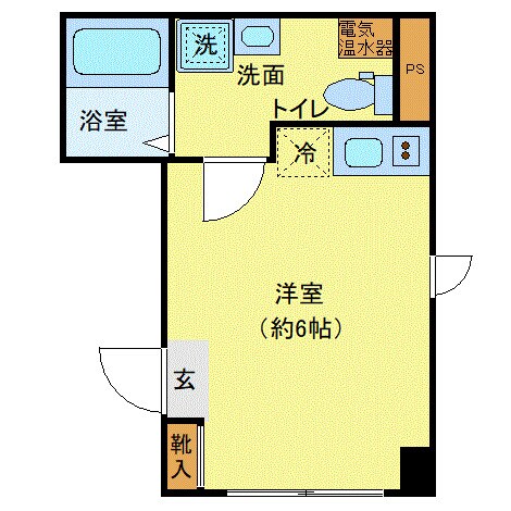 CRED門前仲町の物件間取画像