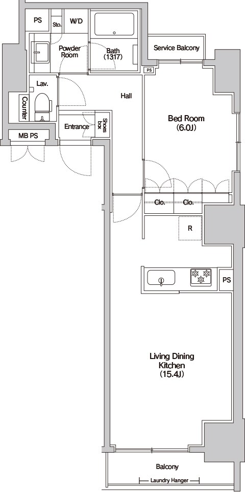 Haluwa芝公園 （ハルワ芝公園）の物件間取画像