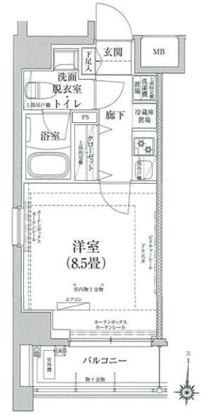 アイルイムーブル西大島の物件間取画像