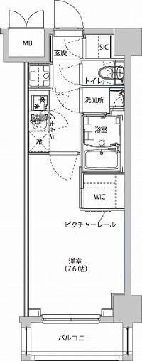 ハーモニーレジデンス東京イーストサイドの物件間取画像