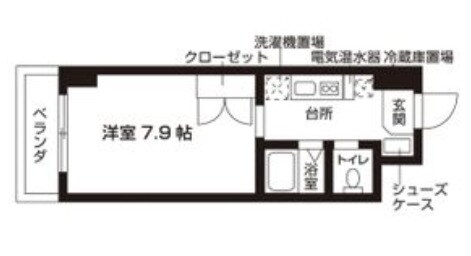 門前仲町駅 徒歩3分 8階の物件間取画像