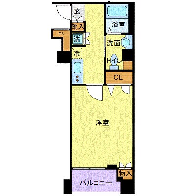 スカイコート東京ベイ・東雲の物件間取画像