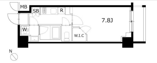 豊洲駅 徒歩8分 2階の物件間取画像