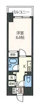 エスティメゾン神田の物件間取画像