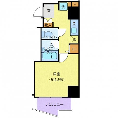 蒲田駅 徒歩3分 5階の物件間取画像