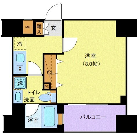 mastermind JUBANの物件間取画像