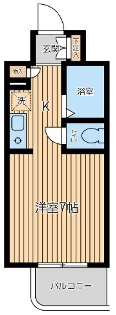 穴守稲荷駅 徒歩4分 9階の物件間取画像