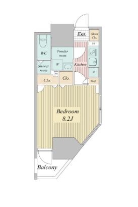 大島駅 徒歩3分 4階の物件間取画像