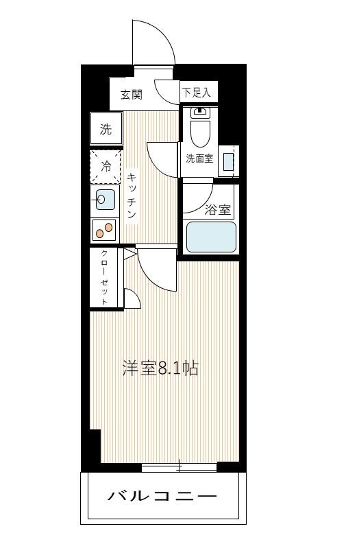 梅屋敷駅 徒歩10分 3階の物件間取画像