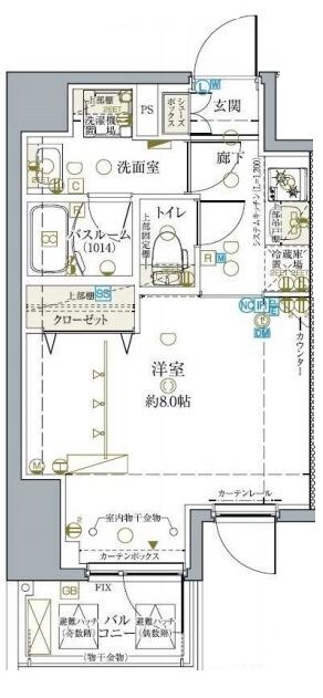 クレヴィスタ亀戸Ⅳの物件間取画像