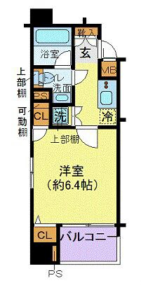 赤羽橋駅 徒歩3分 7階の物件間取画像