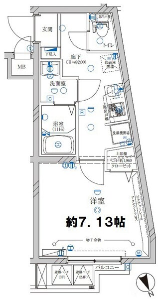 地下鉄成増駅 徒歩8分 2階の物件間取画像