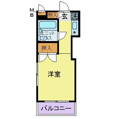 花小金井駅 徒歩22分 4階の物件間取画像