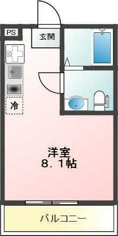 板橋区役所前駅 徒歩6分 3階の物件間取画像