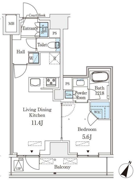 ベルファース神田神保町の物件間取画像