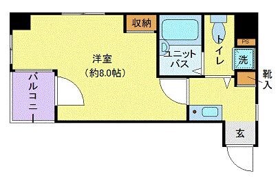 ＦＹＳビルの物件間取画像