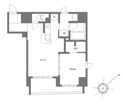 アルティザ東銀座の物件間取画像