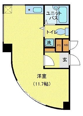 稲毛駅 徒歩2分 6階の物件間取画像