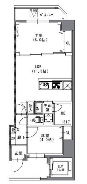 S-RESIDENCE菊川rivieの物件間取画像