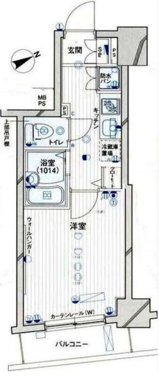 千駄木駅 徒歩1分 10階の物件間取画像