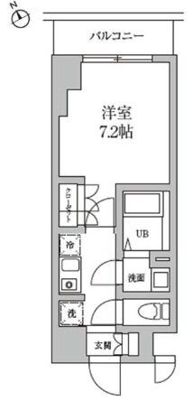 レジディア日本橋馬喰町Ⅱの物件間取画像