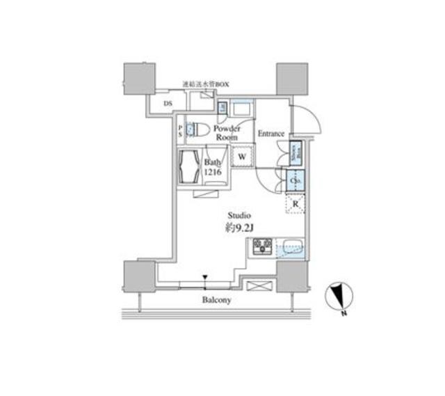 ベルファース芝浦タワーの物件間取画像