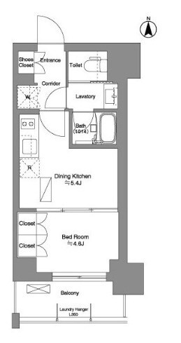 Brillia ist 新御徒町の物件間取画像