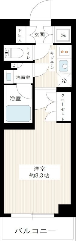 西日暮里駅 徒歩9分 2階の物件間取画像