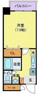 アヴニール浅草橋の物件間取画像