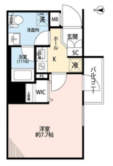 プレール・ドゥーク住吉駅前の物件間取画像