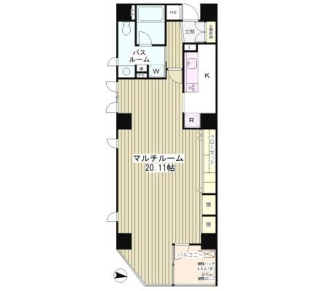 クレイドル日本橋の物件間取画像