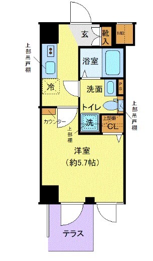 クレヴィスタ戸越公園の物件間取画像