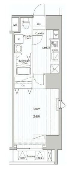 シーネクス千代田岩本町の物件間取画像