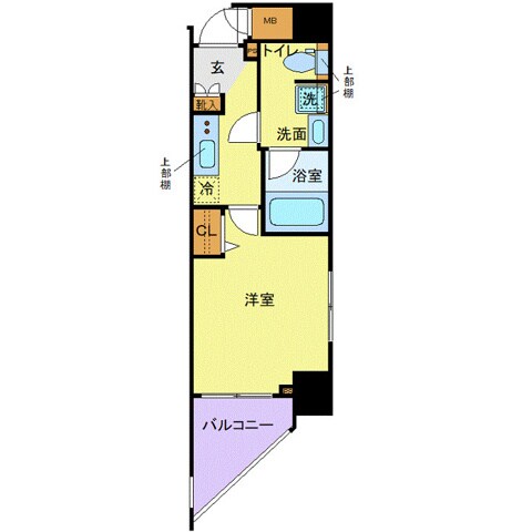 浜松町駅 徒歩6分 6階の物件間取画像