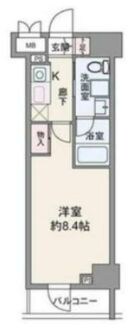 ステージグランデ茅場町の物件間取画像