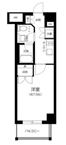 西小山駅 徒歩9分 3階の物件間取画像